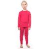SENSOR MERINO AIR SET dětský triko dl.rukáv + spodky magenta3