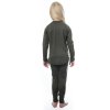 SENSOR MERINO AIR SET dětský triko dl.rukáv + spodky olive green4