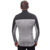 SENSOR MERINO BOLD pánské triko dl.rukáv zip cool gray anthracite4