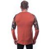 SENSOR MERINO IMPRESS pánské triko dl.rukáv terracotta rush4