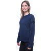 SENSOR MERINO UPPER traveller dámská mikina deep blue 2