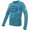 SENSOR MERINO UPPER OUTDOORS pánská mikina klokanka mint blue