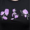 SENSOR MERINO AIR BLOOM dámské triko kr.rukáv černá4