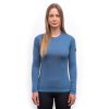 SENSOR MERINO AIR dámské triko dl.rukáv riviera blue2