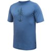 SENSOR MERINO AIR EARTH pánské triko kr.rukáv riviera blue