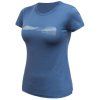 SENSOR MERINO AIR HILLS dámské triko kr.rukáv riviera blue