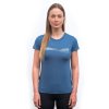 SENSOR MERINO AIR HILLS dámské triko kr.rukáv riviera blue2