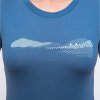 SENSOR MERINO AIR HILLS dámské triko kr.rukáv riviera blue4