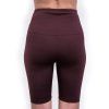 SENSOR INFINITY ECO dámské legíny biker shorts port red3