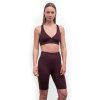 SENSOR INFINITY ECO dámské legíny biker shorts port red4