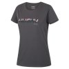 Husky Dámske bavlnené tričko Tee Wild L dark grey (Veľkosť L)