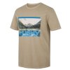 Husky Pánske bavlnené tričko Tee Lake M beige (Veľkosť L)