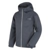 1081818 husky detska hardshell bunda nelory k dark grey