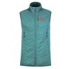 hannah kechu vest oil blue burnt olive