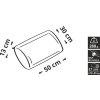 1084313 2 cattara polstar samonafukovaci 50x30x13cm zeleny