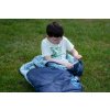Husky Syntetický trojsezónny detský spacák Kids Magic blue/purple (Veľkosť OneSize)