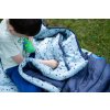 Husky Syntetický trojsezónny detský spacák Kids Magic blue/purple (Veľkosť OneSize)