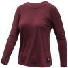 SENSOR MERINO AIR traveller dámské triko dl.rukáv port red