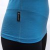 SENSOR MERINO IMPRESS dámské triko dl.rukáv modrá universe 6