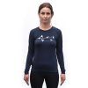 MERINO ACTIVE SONGBIRDS dámské triko dl.rukáv deep blue3