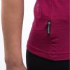 SENSOR MERINO ACTIVE SONGBIRDS dámské triko kr.rukáv lilla6