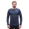 SENSOR MERINO BLEND TYPO pánské triko dl.rukáv deep blue3