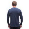 SENSOR MERINO BLEND TYPO pánské triko dl.rukáv deep blue4