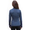 SENSOR MERINO BOLD dámské triko roll neck dl.rukáv cool blue4
