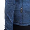 SENSOR MERINO BOLD dámské triko roll neck dl.rukáv cool blue8