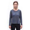 SENSOR MERINO LITE dámské triko dl.rukáv mottled blue3