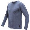 sensor merino lite panske triko dl rukav mottled blue2