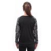 SENSOR MERINO BLEND IMPRESS dámské triko dl.rukáv black zebra4