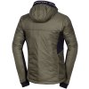 Northfinder Pánská outdoorová hybridní bunda Primaloft® FERDINANDO black dark green2