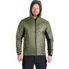 Northfinder Pánská outdoorová hybridní bunda Primaloft® FERDINANDO black dark green7