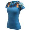sensor merino impress damske triko kr rukav modra universe