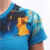 sensor merino impress damske triko kr rukav modra universe4