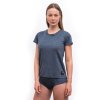 SENSOR MERINO LITE dámské triko kr.rukáv mottled beige2
