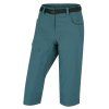 1124577 husky damske 3 4 kalhoty klumy l turquoise