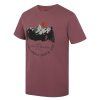 1129728 husky panske bavlnene triko tee moon m dark bordo