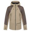 Husky Pánska hardshell bunda Nanola M beige/grey (Veľkosť L)