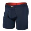 saxx multi sport mesh boxer brief fly navy