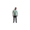 SENSOR MERINO AIR traveller pánske tričko dl.rukáv basil green (Veľkosť S)