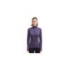 SENSOR MERINO EXTREME UP dámska mikina dl.rukáv zips grape purple (Veľkosť S)