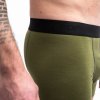 sensor merino active panske trenky safari green3