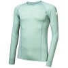 sensor merino air panske triko dl rukav basil green