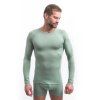 sensor merino air panske triko dl rukav basil green2