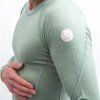 sensor merino air panske triko dl rukav basil green3