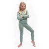 sensor merino air set detsky triko dl rukav spodky basil green4