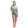 sensor merino air traveller damske triko dl rukav basil green4