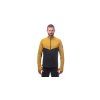 SENSOR COOLMAX THERMO pánská mikina celozip černá/mustard S (Velikost S)